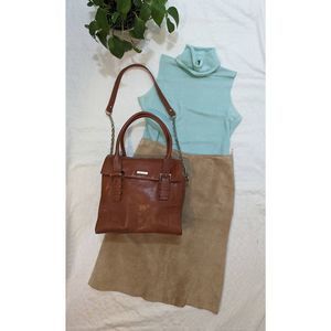 Solutions New York Genuine Leather Skirt Sz 10